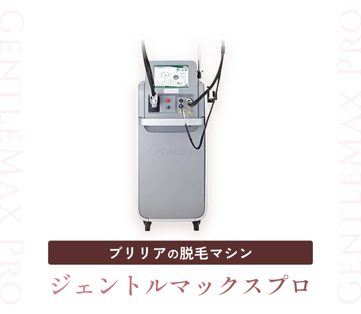 ブリリアの脱毛マシン ジェントルマックスプロ